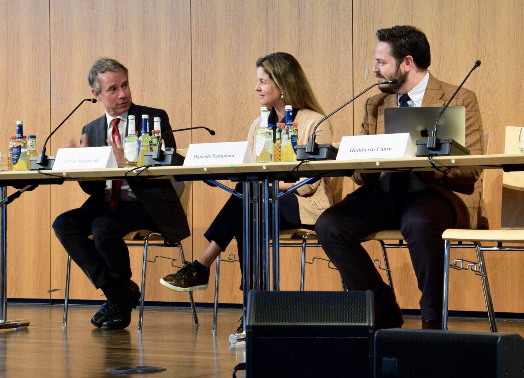 Panel on Legislative convergences or norm diffusion: Multilevel regulation of corporate responsibility with Markus Krajewski (Moderator, FAU), Humberto Cantu (University of Monterrey), Danielle Pamplona (PUCPR Curitiba)