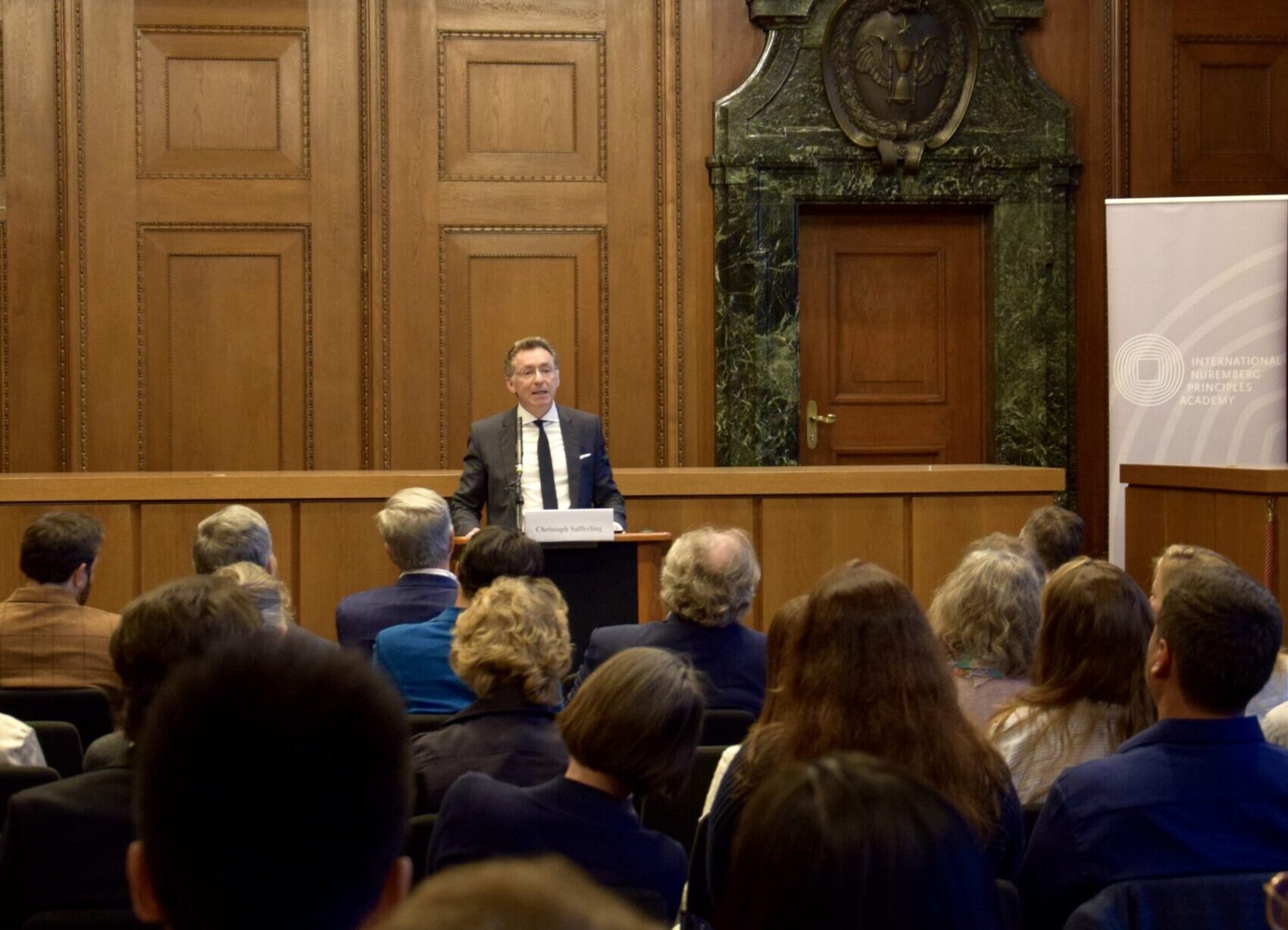 Prof. Christoph Safferling welcomes the Conference participants