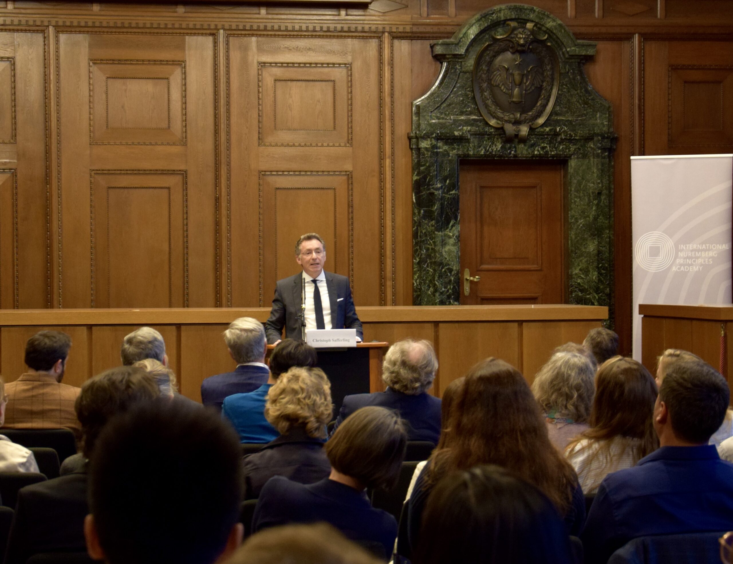 Prof. Christoph Safferling welcomes the Conference participants